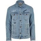 River Island Mens Jack And Jones 'not Today' Denim Jacket