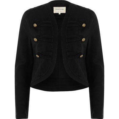 River Island Womens Gold Tone Button Military Jacket