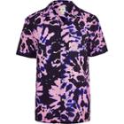 River Island Mens Tie Dye Chest Pocket Shirt