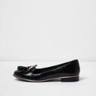 River Island Womens Patent Embossed Loafers