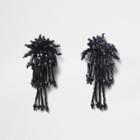 River Island Womens Cluster Bead Drop Earrings