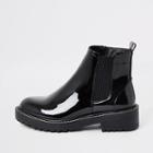 River Island Womens Chunky Patent Boot