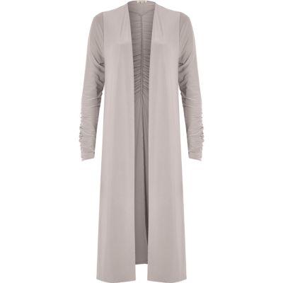 River Island Womens Ruched Longline Duster Jacket