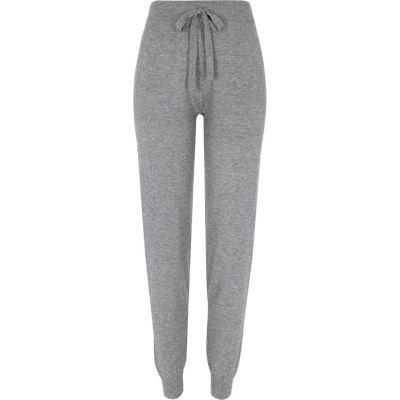 River Island Womens Stripe Detail Knitted Joggers