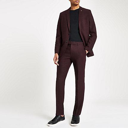 River Island Mens Farah Skinny Suit Pants