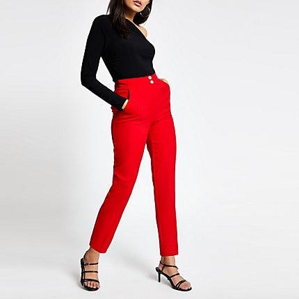 River Island Womens High Waist Cigarette Trousers