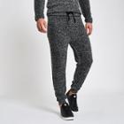 River Island Mens Slim Fit Teddy Fleece Joggers