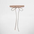 River Island Womens Blush Mini Corset Bow Choker