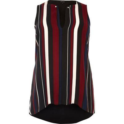 River Island Womens Plus Stripe Tank Top