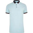 River Island Mens Tipped Muscle Fit Polo Shirt