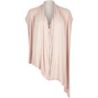 River Island Womens Draped Zip-up Top