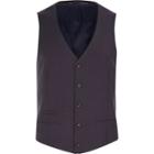 River Island Mens Wool-blend Button Front Vest