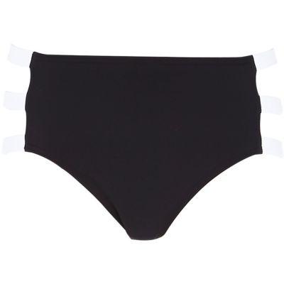 River Island Womens High Waisted Strappy Bikini Bottoms