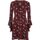 River Island Womens Floral Knot Panel Front Jersey Dress