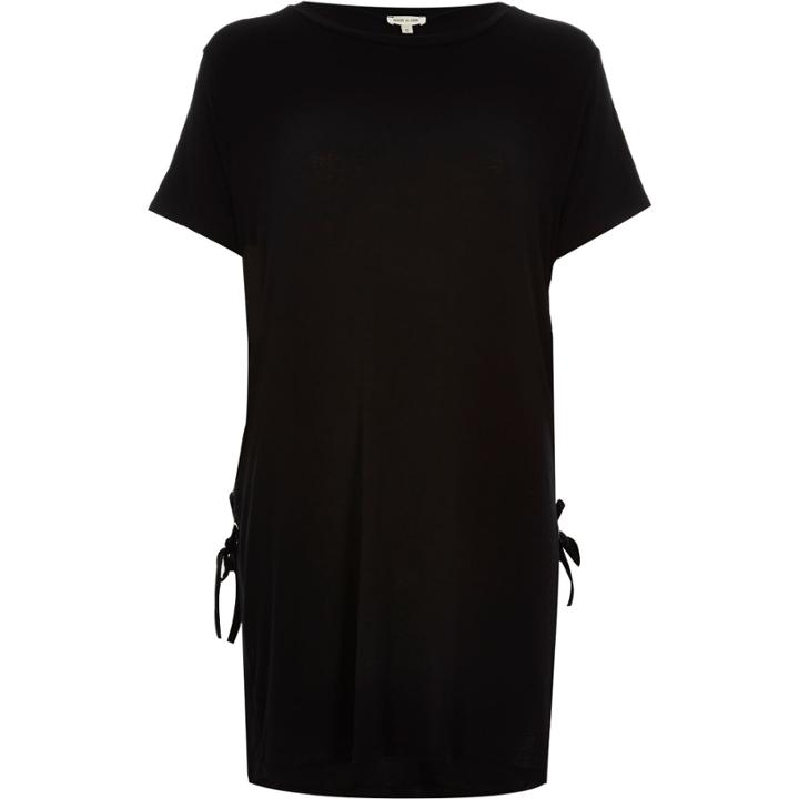 River Island Womens Lace Up Oversized T-shirt