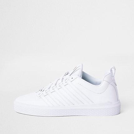 River Island Mens K-swiss White Premium Leather Sneakers