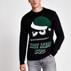 River Island Mens 'bah Humbug' Knitted Christmas Jumper