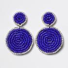 River Island Womens Seedbead Circle Drop Earrings