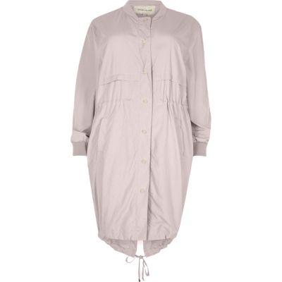 River Island Womens Plus Longline Bomber Coat