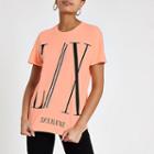 River Island Womens 'lx' Luxe Print Boyfriend T-shirt