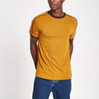 River Island Mens Slim Fit Crew Neck Piped T-shirt