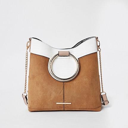 River Island Womens Metal Hoop Tote Bag