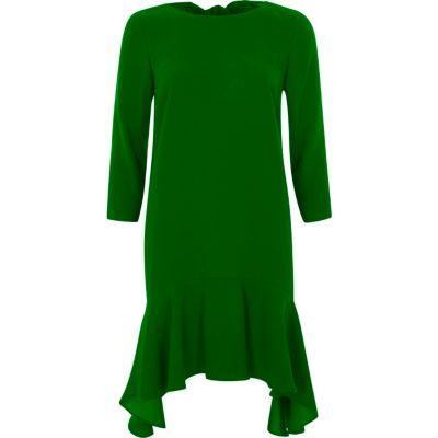 River Island Womens Tie Back Frill Hem Swing Dress