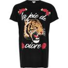 River Island Womens Tiger Print Boyfriend T-shirt