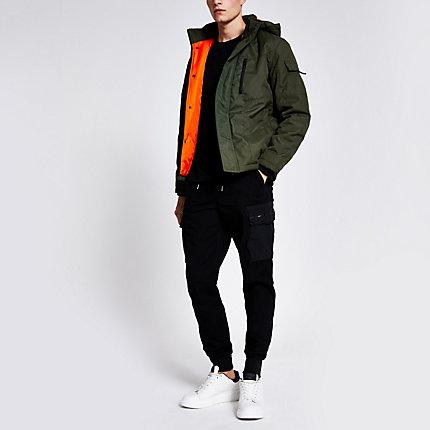 River Island Mens Jack And Jones Hooded Padded Jacket