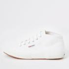 River Island Mens Superga White Midtop Classic Runner Sneakers