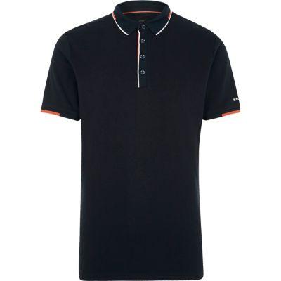 River Island Mens Tipped Short Sleeve Slim Fit Polo Shirt
