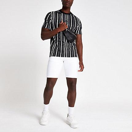 River Island Mens Stripe 'maison Riviera' T-shirt