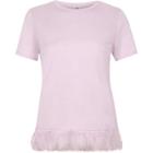 River Island Womens Feather Hem T-shirt