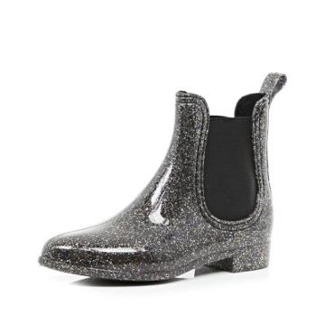 River Island Glitter Ankle Wellington Boots