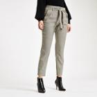 River Island Womens Dogtooth Check Tapered Trousers