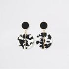 River Island Womens Mono Resin Drop Earrings