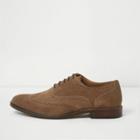River Island Mens Suede Lace-up Brogues