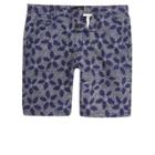 River Island Mens Dot Print Slim Fit Oxford Shorts