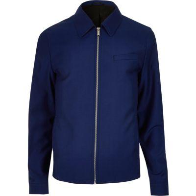 River Island Mens Zip-up Harrington Jacket