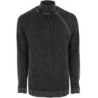River Island Mens Only And Sons Washed Rib High Neck Jumper