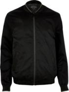 River Island Mens Tipped Bomber Jacket