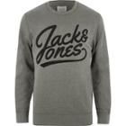 River Island Mens Jack And Jones Contrast Print Sweatshirt
