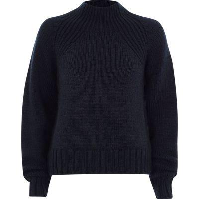 River Island Womens High Neck Chunky Knit Jumper
