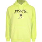 River Island Mens Neon 'prolific' Long Sleeve Hoodie