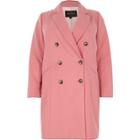 River Island Womens Plus Double Breasted Coat