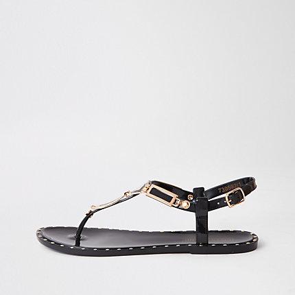 River Island Womens Studded Jelly Sandals