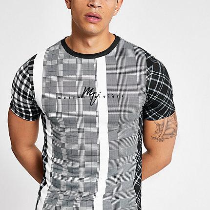 River Island Mens Maison Riviera Muscle Fit T-shirt