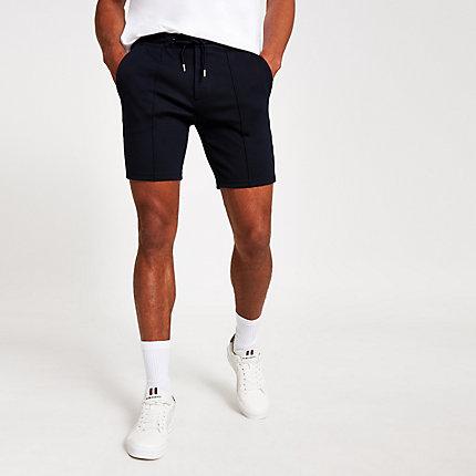 River Island Mens Tape Ponte Shorts
