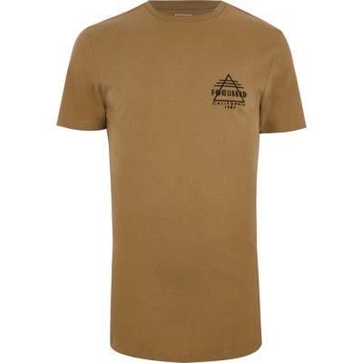 River Island Mens 'focussed Print Slim Fit T-shirt