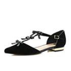 River Island Womens Bow Front Ballet Shoes